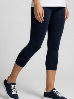 PAULA RYAN Capri Legging - Navy Ecovero - Paula Ryan