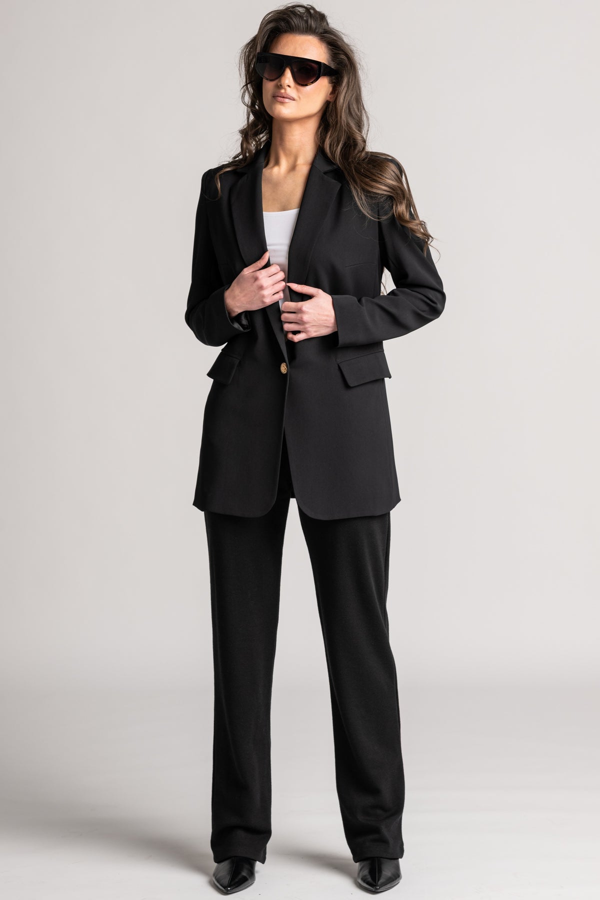 PAULA RYAN Tailored Pant - Merino Black
