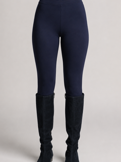 PAULA RYAN Crossover Waist Legging - Navy Roma
