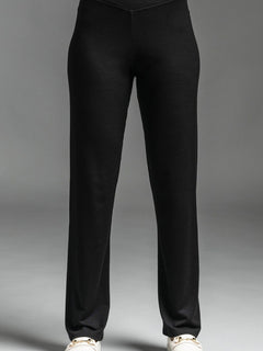 PAULA RYAN ESSENTIALS Narrow Leg Waistband Pant - Merino