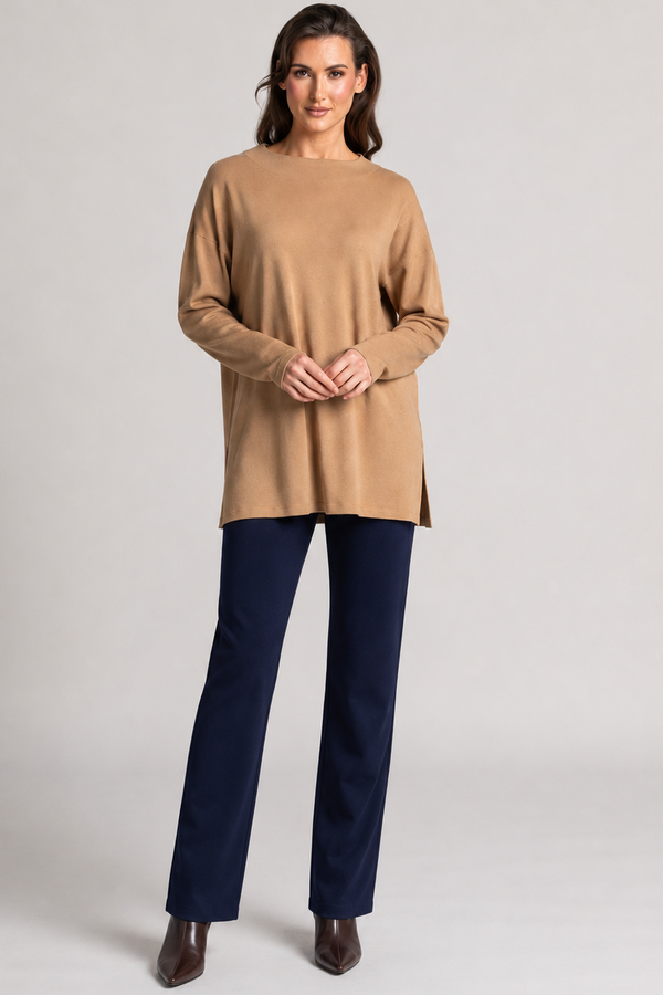 PAULA RYAN Narrow Leg Pant - Navy Roma