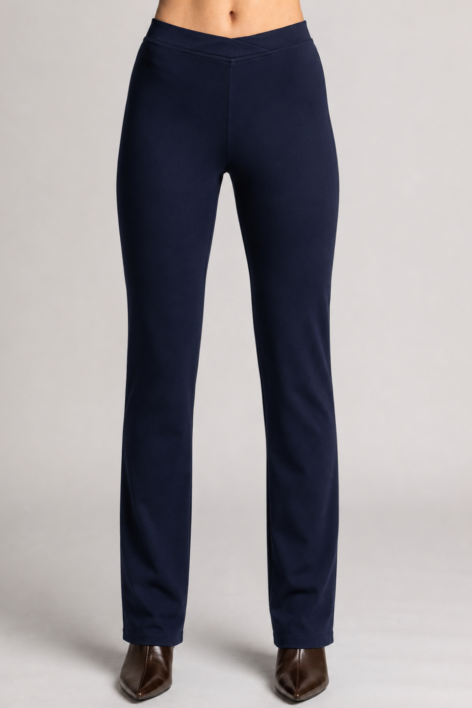 PAULA RYAN Narrow Leg Pant - Navy Roma