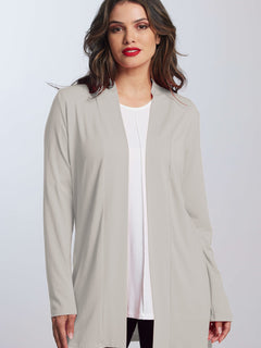 PAULA RYAN ESSENTIALS Edge to Edge Cardigan - MicroModal Champagne - Paula Ryan