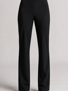 PAULA RYAN Tailored Pant - Microjersey Black