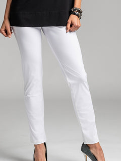 PAULA RYAN ESSENTIALS Waisted Cigarette Pant - Microjersey - Paula Ryan