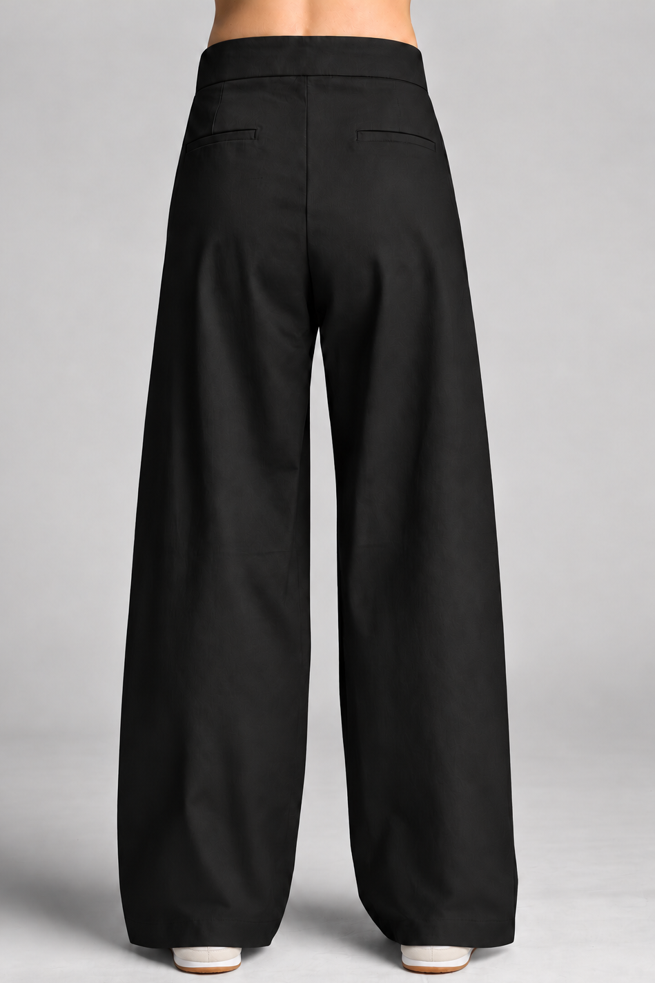 PAULA RYAN Sailor Pant - Black Cotton Drill