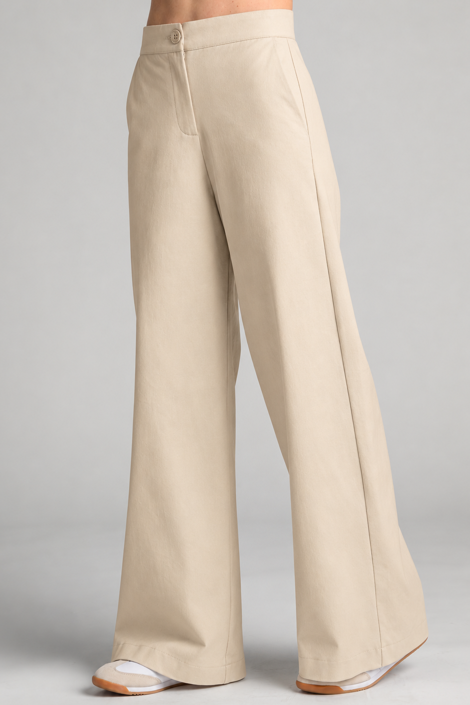 PAULA RYAN Sailor Pant - Sand Cotton Drill