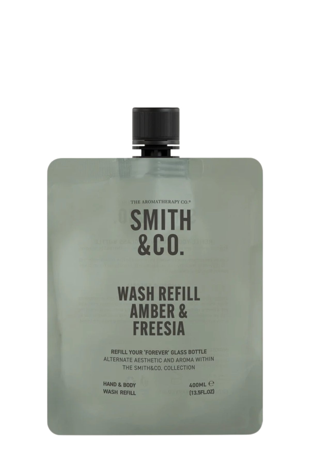 SMITH & CO Hand & Body Wash Refill 400ml - Amber & Freesia