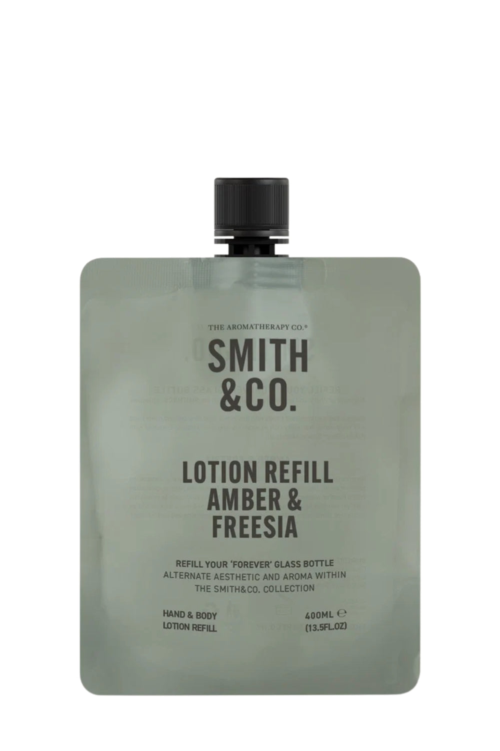 SMITH & CO Hand & Body Lotion Refill 400ml - Amber & Freesia