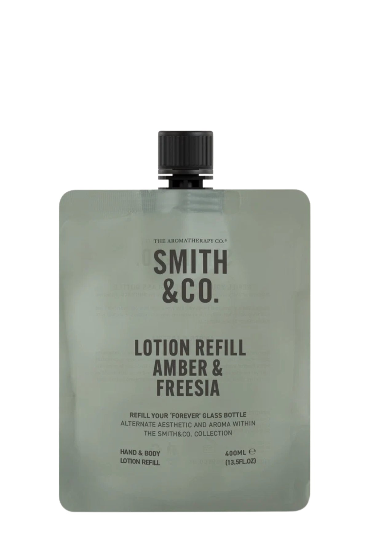 SMITH & CO Hand & Body Lotion Refill 400ml - Amber & Freesia