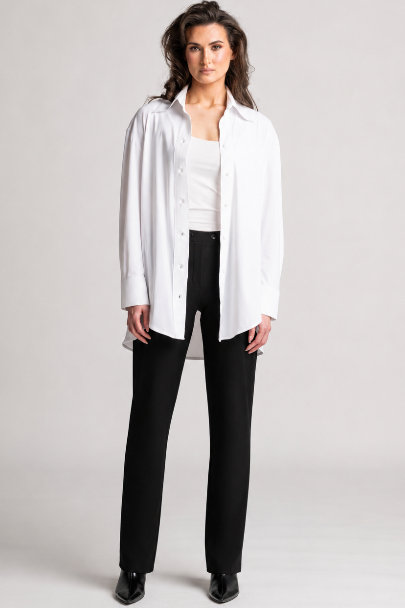 PAULA RYAN Tailored Pant - Roma Black