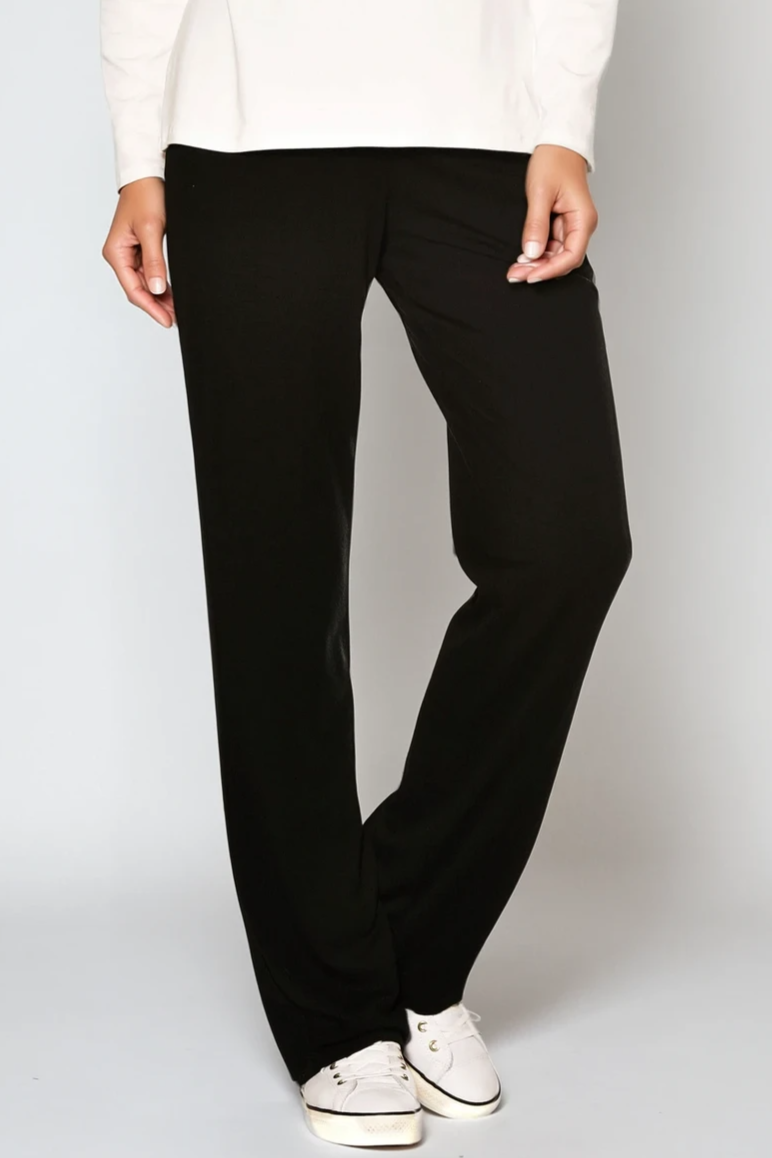 PAULA RYAN Tailored Pant - Microjersey Black - Paula Ryan